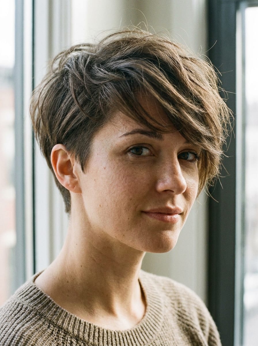 Langer Pixie Cut - Pixie Cut für Frauen